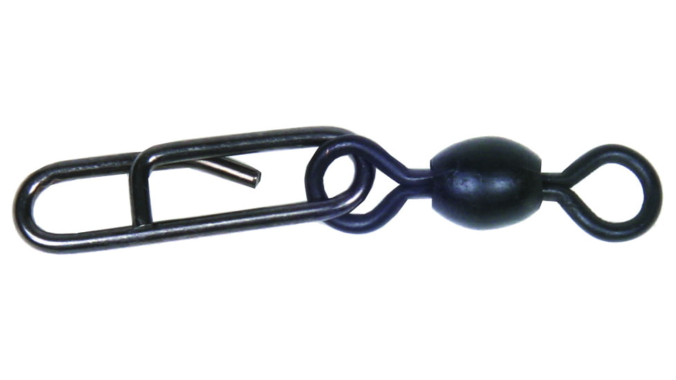 Sea Striker Stainless Fast Snap with KROK Swivel, Black Medium Sz3 50# 5Pk, FSSM-5PK