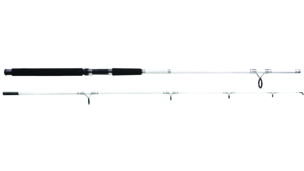 Sea Striker Surf Spinning Rod, 2 Piece, Medium, 15-30lb, White/Silver Eva Grips, 10, SS10WS