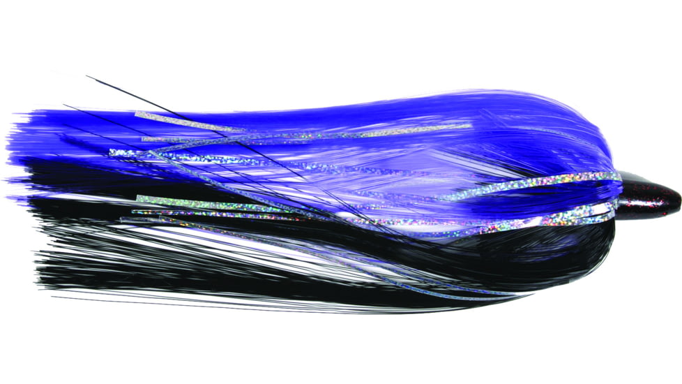 Sea Striker Unrigged Ballyhoo Lure, 1/8 oz Head, Purple/Black, SB18-PUBK