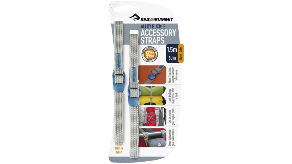 Sea to Summit 10 mm Hook Release Accessory Straps, Blue, 3/8in, 60in/1.5m, 834