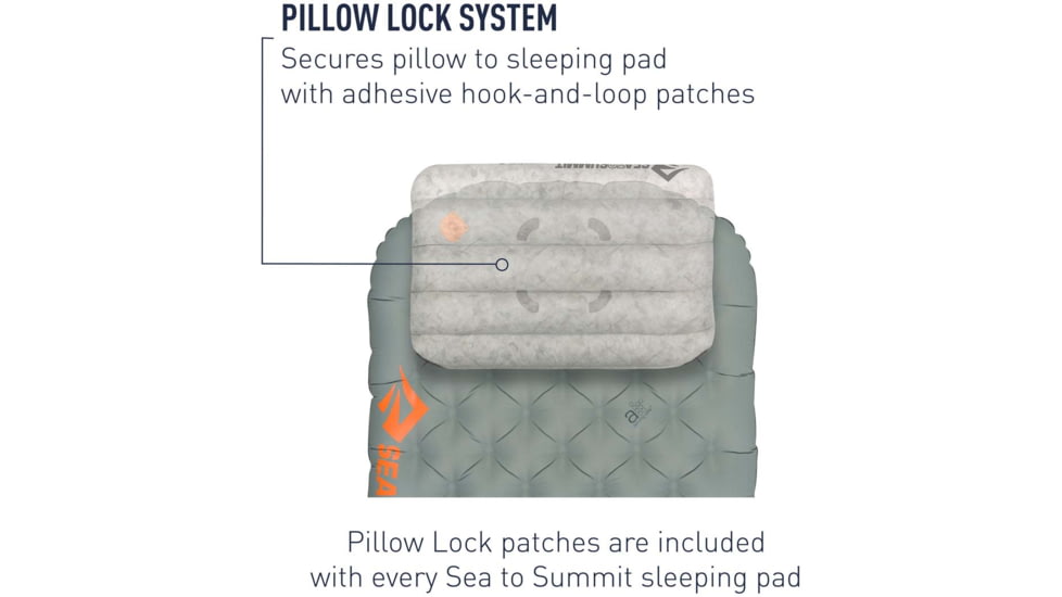 Sea to Summit Aeros Deluxe Down Pillow, Grey, 579-12