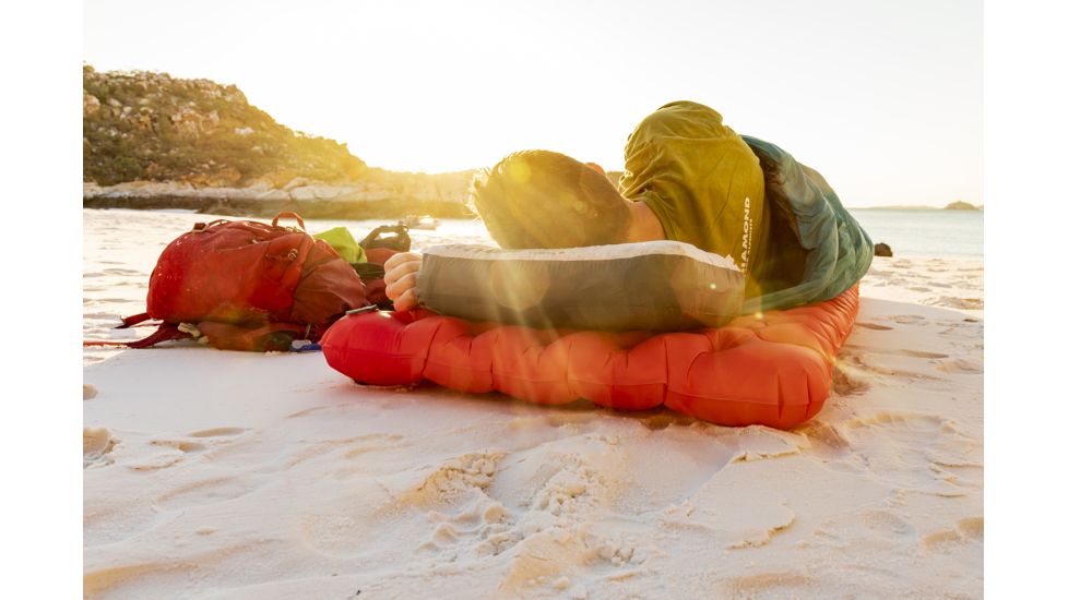 Sea to Summit Aeros Down Pillow, Grey, Large, 578-12