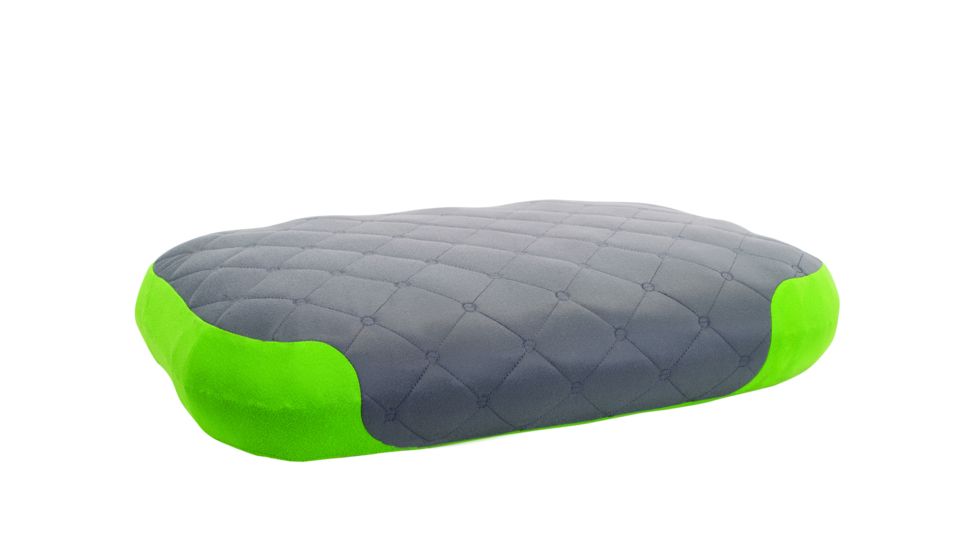 Aeros Premium Deluxe Pillow-Green/Grey