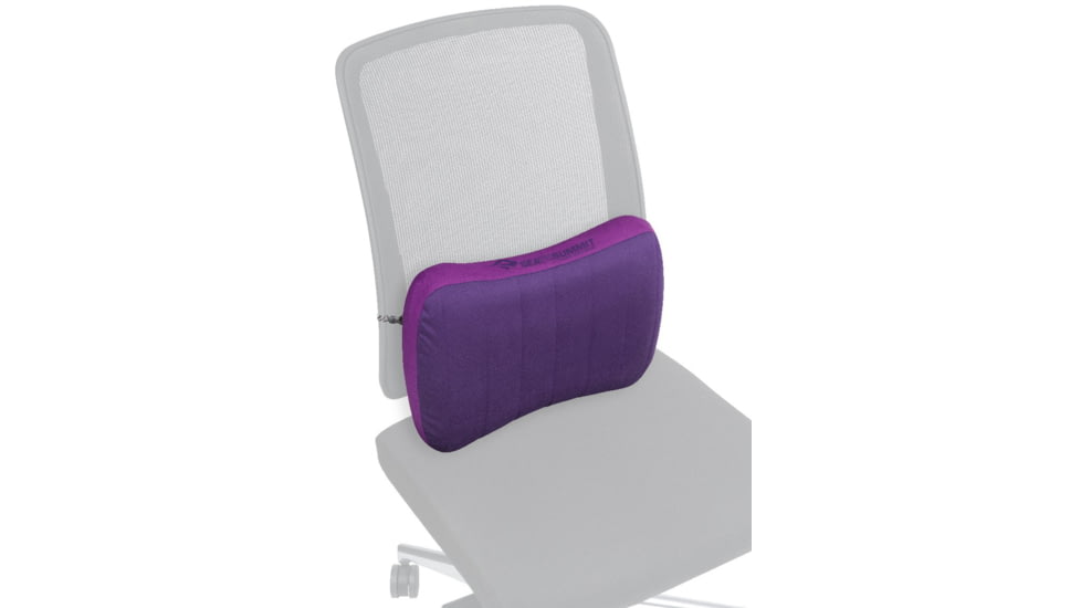 Sea to Summit Aeros Premium Lumbar Pillow, Magenta Purple, One Size, 434-26