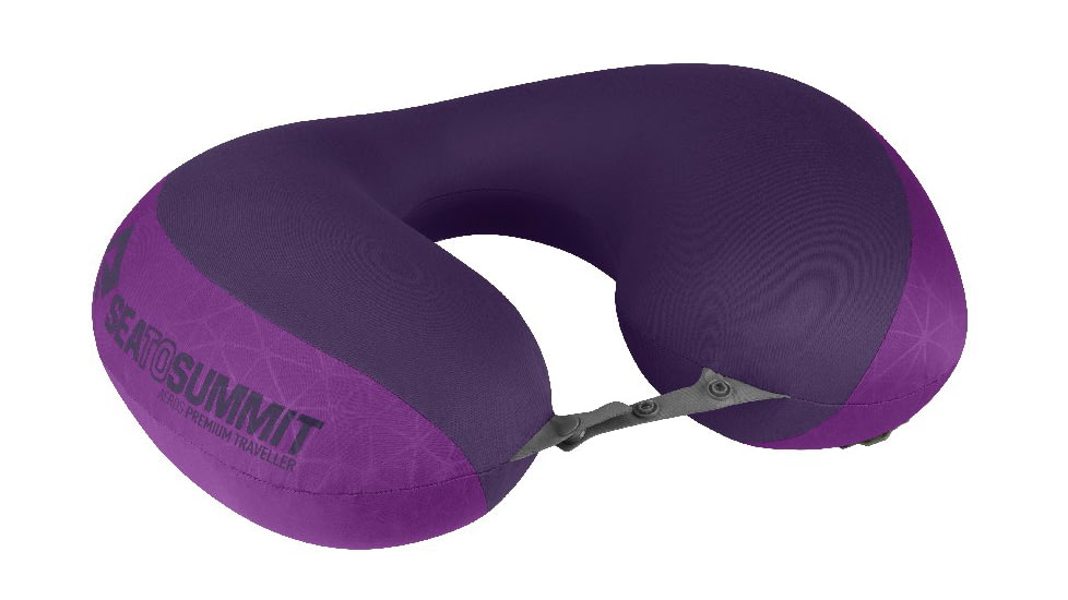 Sea to Summit Aeros Premium Traveller Neck Pillow, Magenta Purple, One Size, 438-26