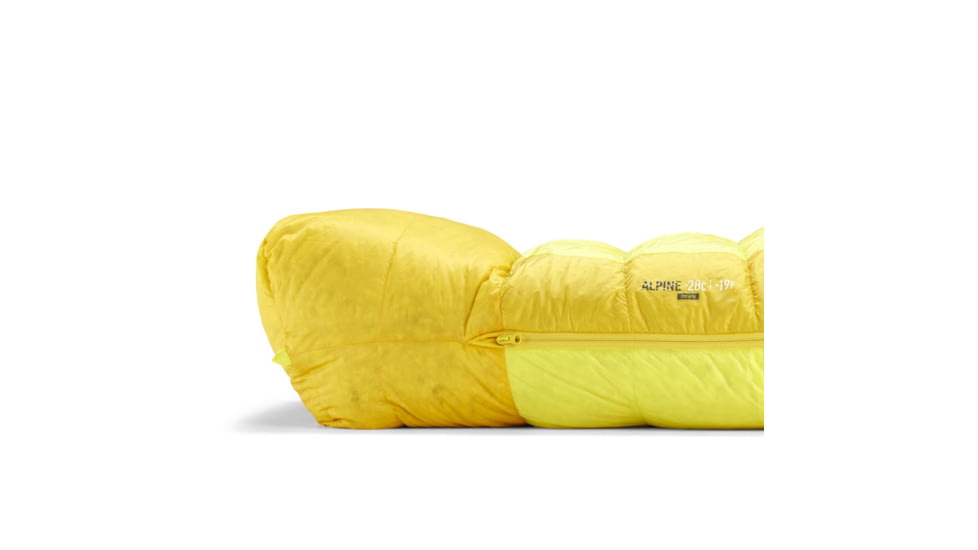 Sea to Summit Alpine Down -20F/-29C Sleeping Bag, Blazing Yellow, Regular, S2042