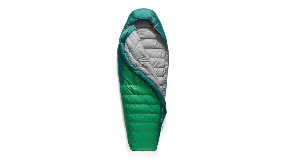 Sea to Summit Ascent Down 15F/-9C Sleeping Bag, Rain Forest Green, Regular, S1123