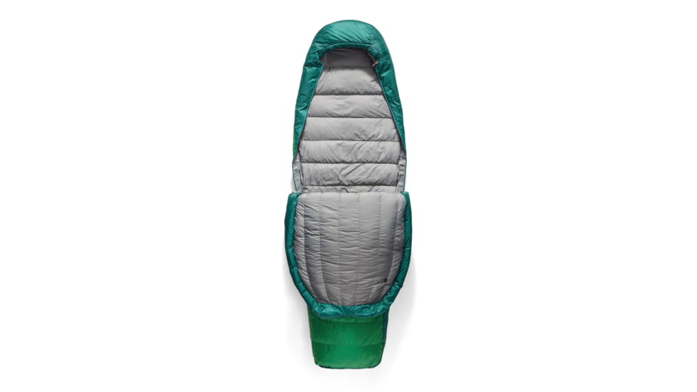 Sea to Summit Ascent Down 15F/-9C Sleeping Bag, Rain Forest Green, Regular, S1123