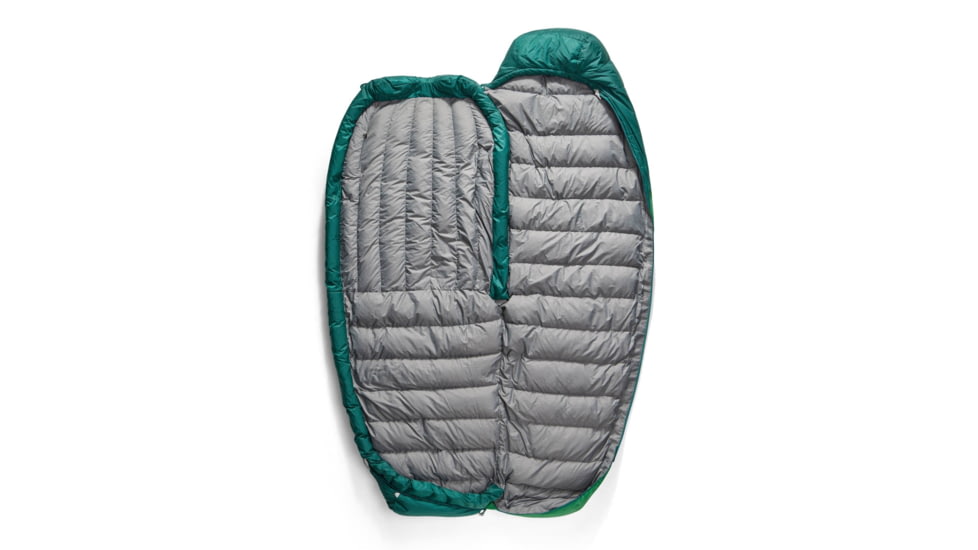 Sea to Summit Ascent Down 15F/-9C Sleeping Bag, Rain Forest Green, Regular, S1123