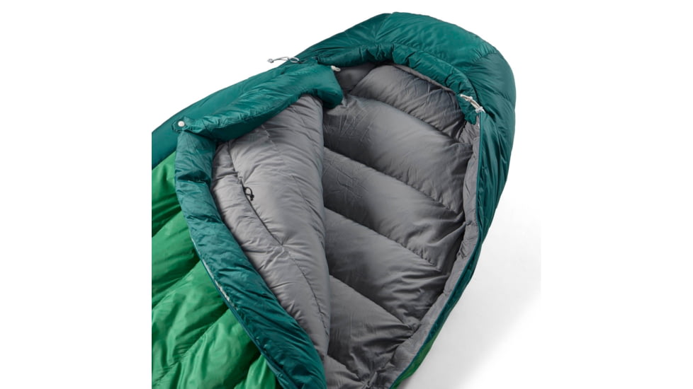 Sea to Summit Ascent Down 15F/-9C Sleeping Bag, Rain Forest Green, Regular, S1123