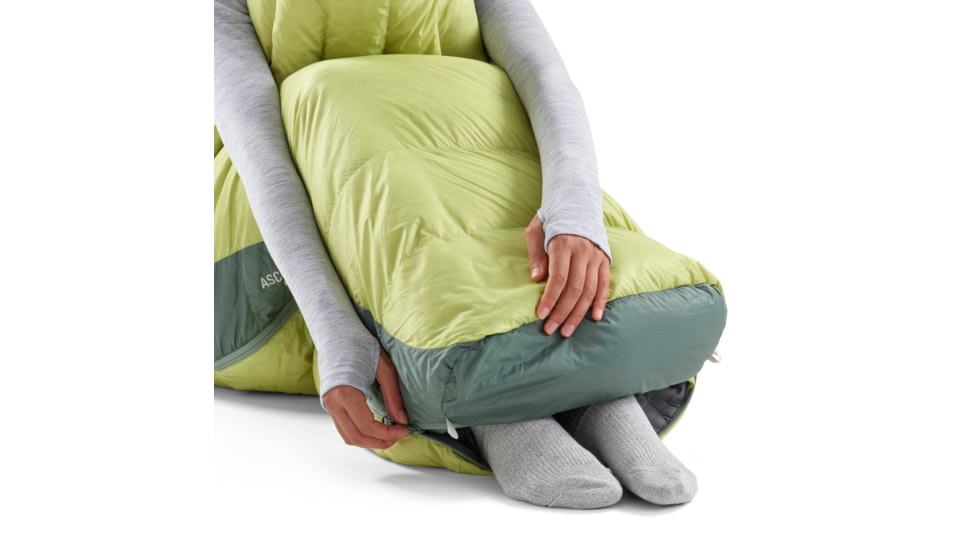 Sea to Summit Ascent Down 15F/-9C Sleeping Bag - Womens, Celery Green, Regular, S3123
