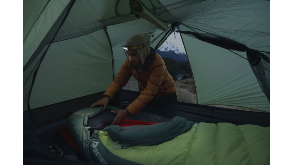 Sea to Summit Ascent Down 30F/-1C Sleeping Bag - Womens, Celery Green, Regular, S3113