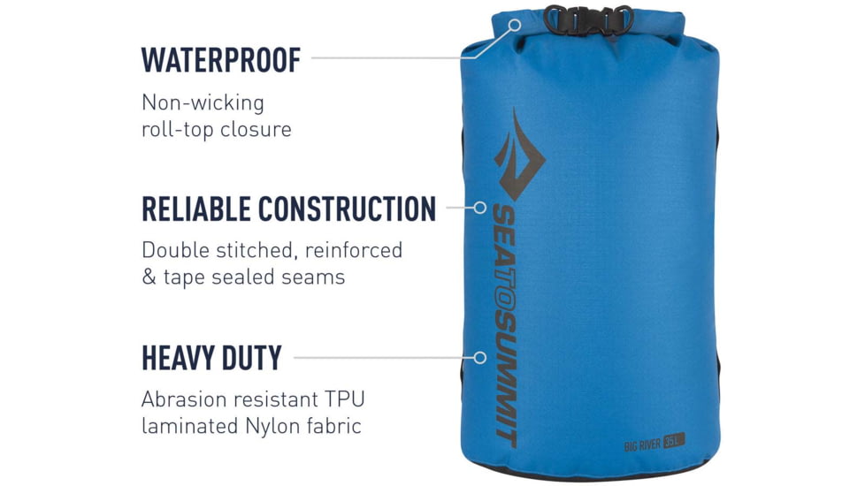 Sea to Summit Big River Dry Bag-Royal Blue-3 L