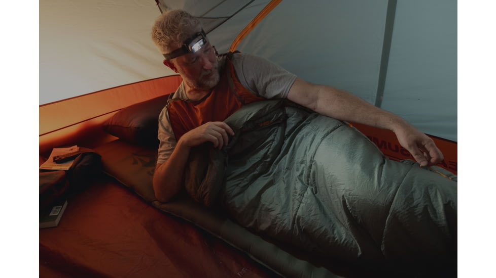 Sea to Summit Boab Synthetic 15F/-9C Sleeping Bag, Laurel Wreath Green, Regular, S4055