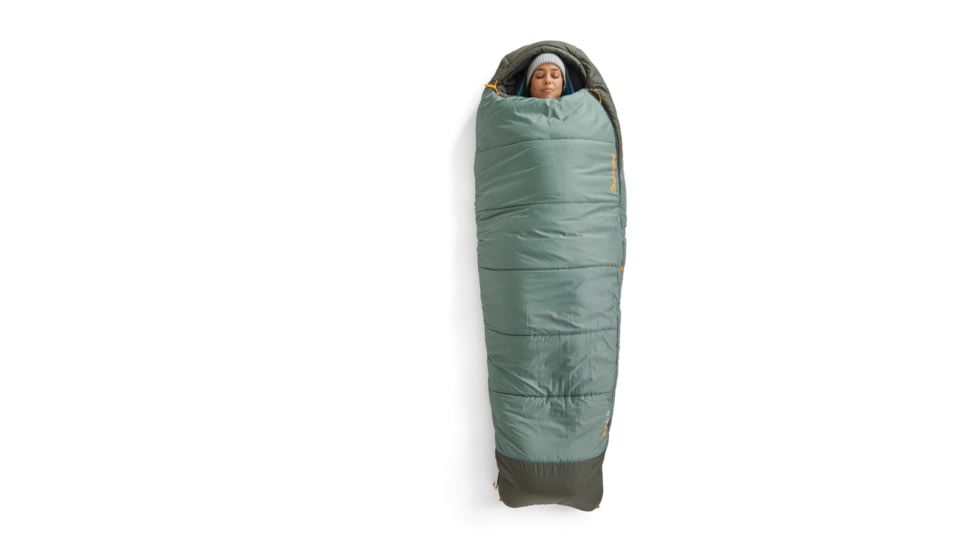 Sea to Summit Boab Synthetic 15F/-9C Sleeping Bag, Laurel Wreath Green, Regular, S4055