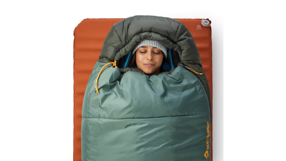 Sea to Summit Boab Synthetic 15F/-9C Sleeping Bag, Laurel Wreath Green, Regular, S4055