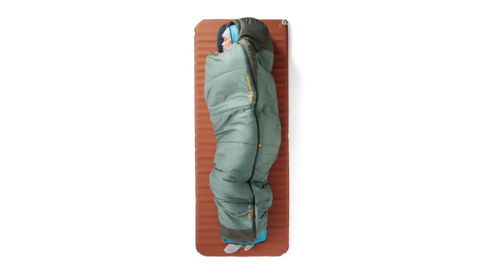 Sea to Summit Boab Synthetic 15F/-9C Sleeping Bag, Laurel Wreath Green, Regular, S4055