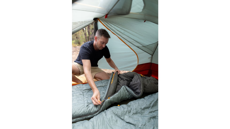 Sea to Summit Boab Synthetic 15F/-9C Sleeping Bag, Laurel Wreath Green, Regular, S4055