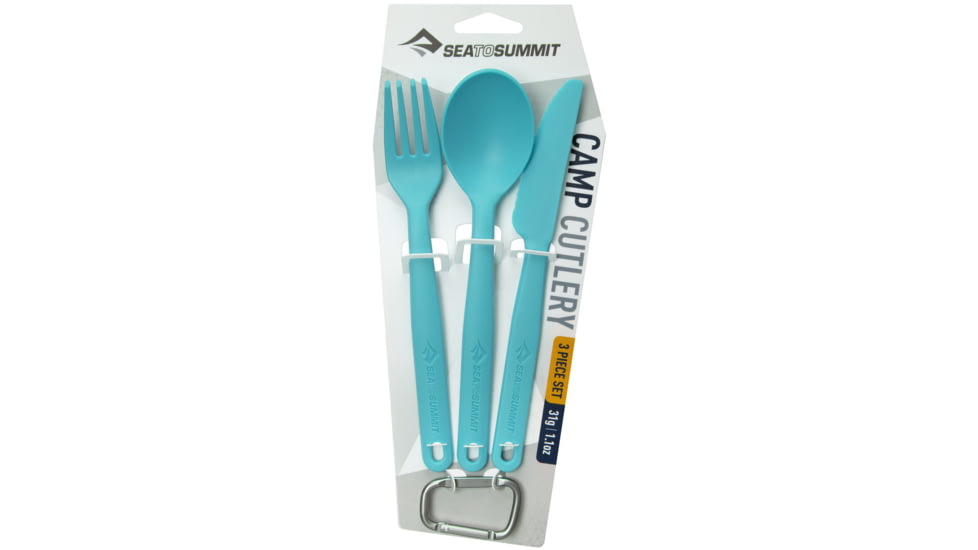 Sea to Summit Camp Cutlery Utensil Set, Pacific Blue, 215-32