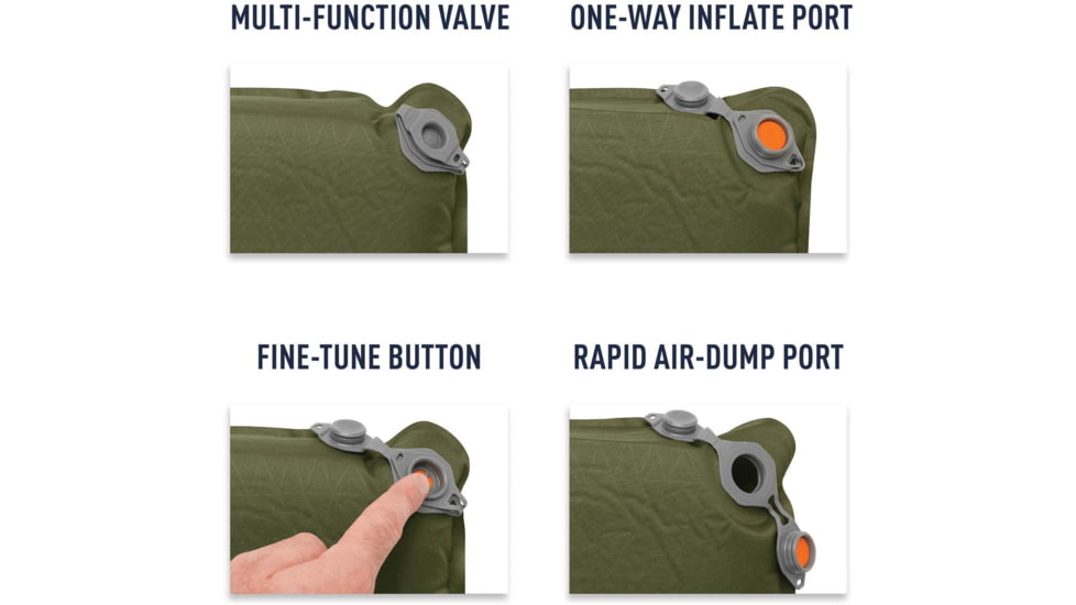 Sea to Summit Camp Plus SL Rectangular Mat, Green, Regular Wide, 908