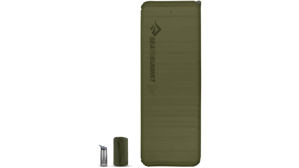 Sea to Summit Camp Plus SL Rectangular Mat, Green, Regular Wide, 908