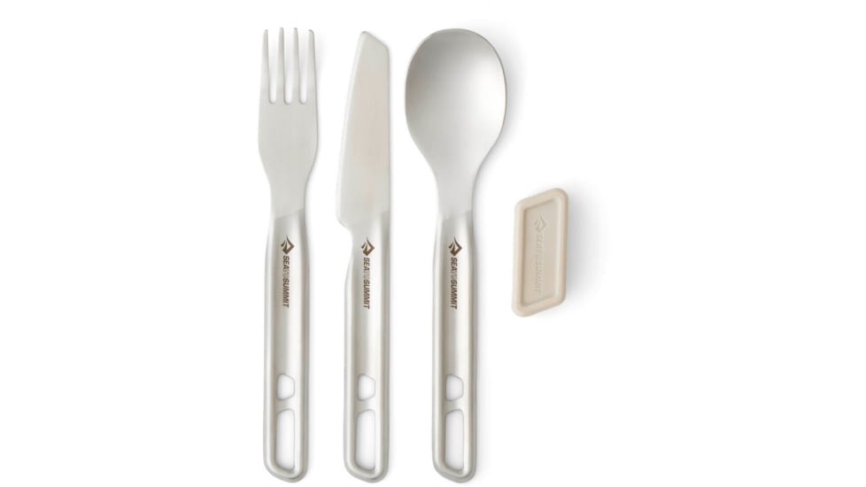 Sea to Summit Detour Stainless Steel Cutlery Set, 1P, 3-Piece, A1315