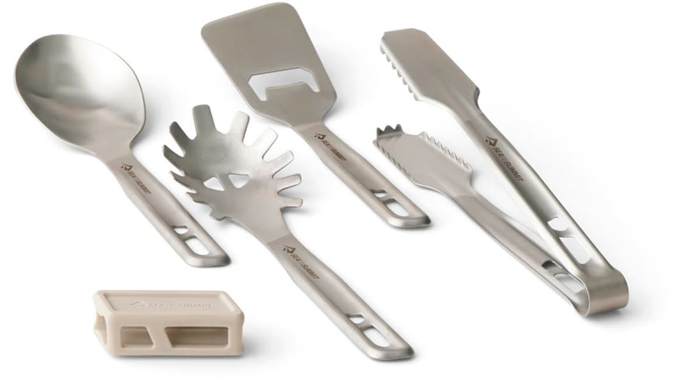 Sea to Summit Detour Stainless Steel Utensil Set, 4-Piece, A1313