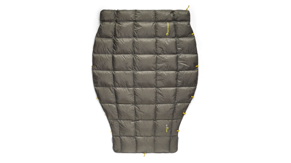 Sea to Summit Ember Down Quilt 45F/7C Sleeping Bag, Regular, Beluga Black, Regular, S2213