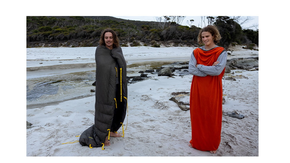 Sea to Summit Ember Down Quilt 45F/7C Sleeping Bag, Regular, Beluga Black, Regular, S2213