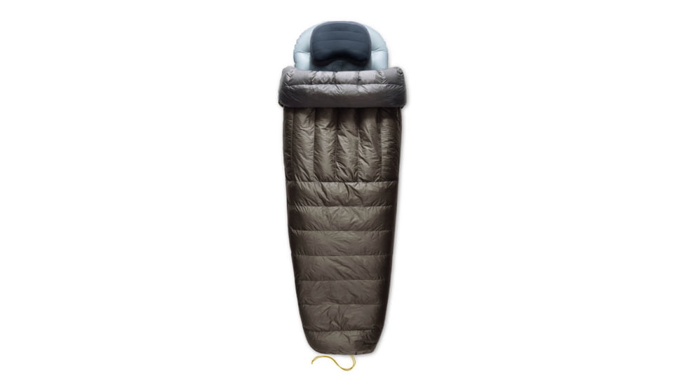 Sea to Summit Ember Down Quilt 45F/7C Sleeping Bag, Regular, Beluga Black, Regular, S2213