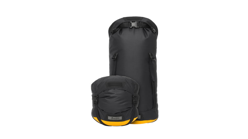 Sea to Summit Evac Heavy Duty Compression Dry Bag, 20 Liters, Jet Black, Large, A4217-19