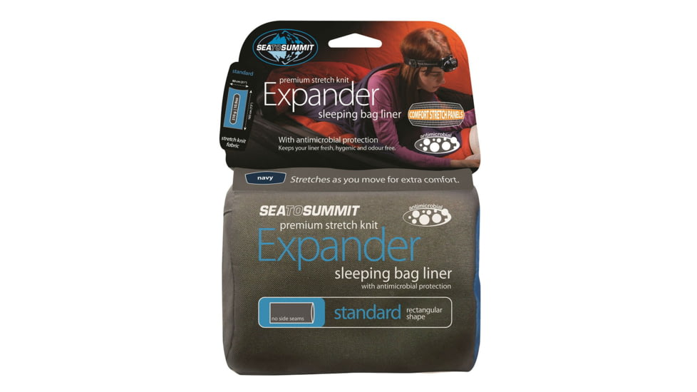 Sea to Summit Expander Premium Sleeping Bag Liner-Berry-Mummy