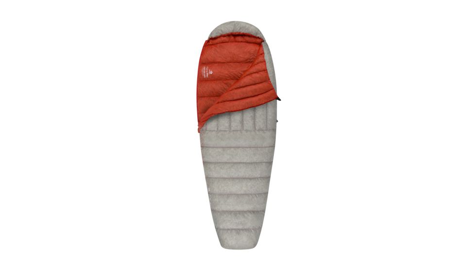 Sea to Summit Flame FmI Sleeping Bag - Womens, Grey Orange, Regular, S3211