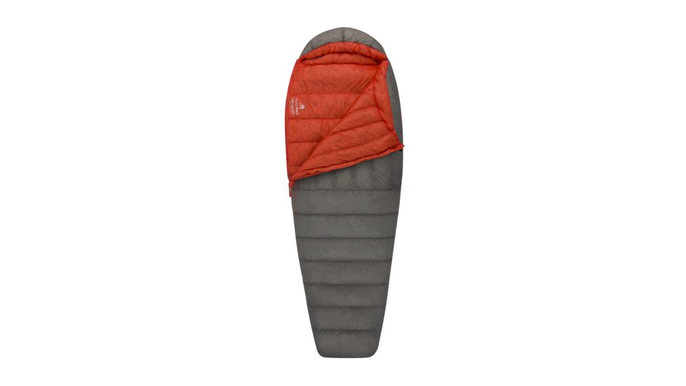 Sea to Summit Flame FmII Sleeping Bag - Womens, Grey Orange, Regular, S3221