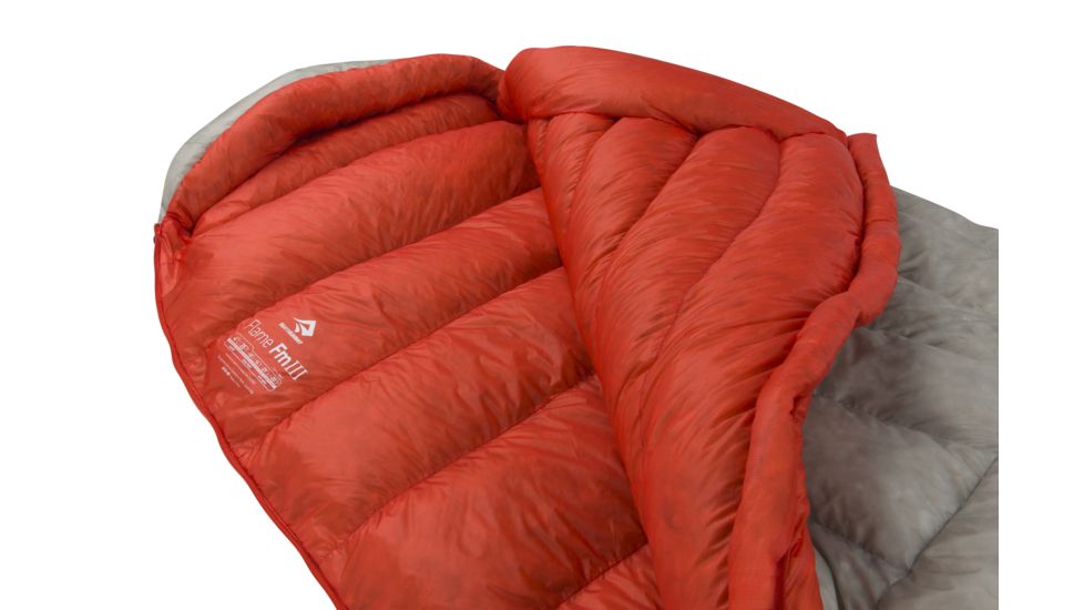 Sea to Summit Flame FmIII Sleeping Bag - Womens, Grey Orange, Regular, S3231