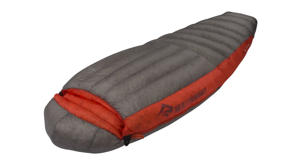 Sea to Summit Flame FmIV Sleeping Bag - Womens, Grey Orange, Regular, S3241