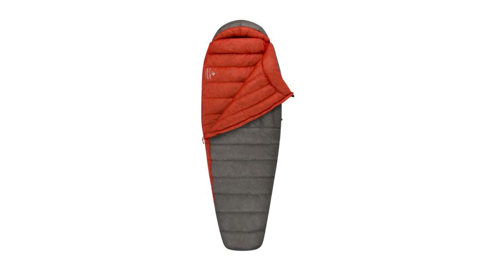 Sea to Summit Flame FmIV Sleeping Bag - Womens, Grey Orange, Regular, S3241