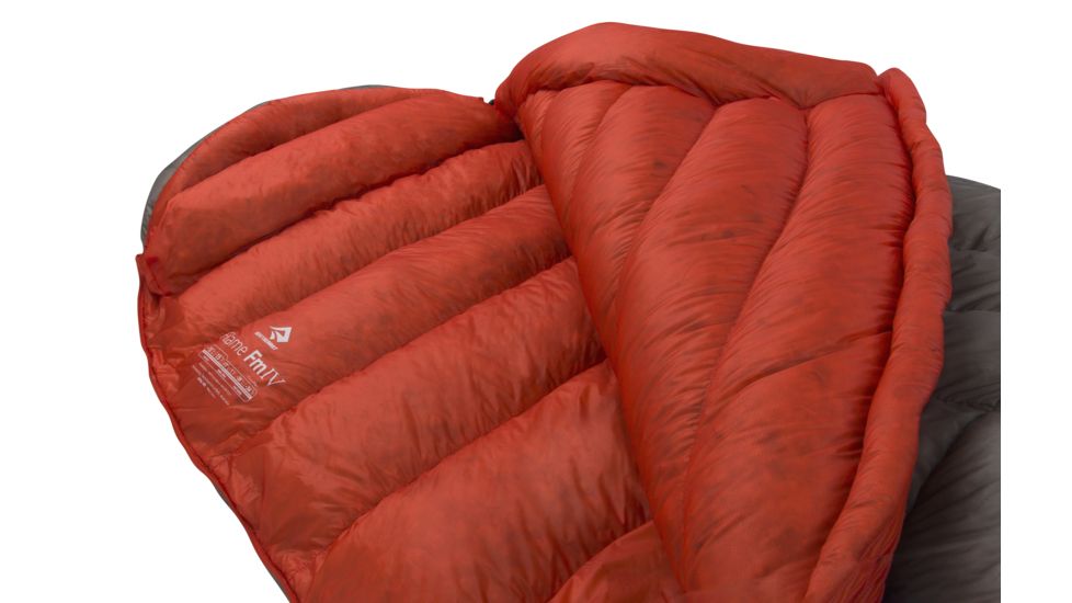 Sea to Summit Flame FmIV Sleeping Bag - Womens, Grey Orange, Regular, S3241
