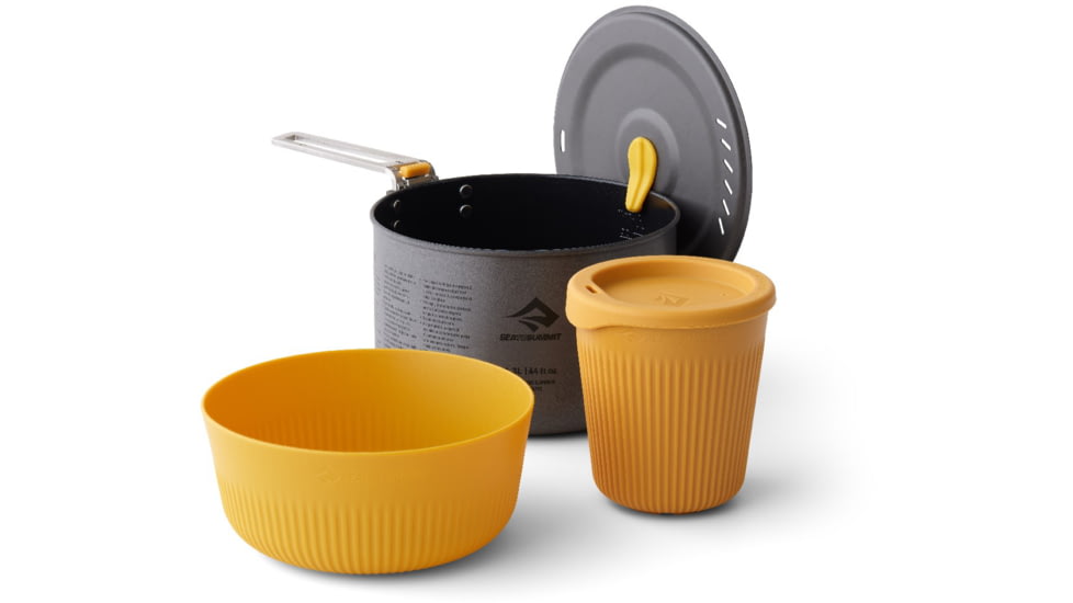 Sea to Summit Frontier UL 1.3L One Pot Cook Set - 3 Piece/1 Person, Multi, A1247