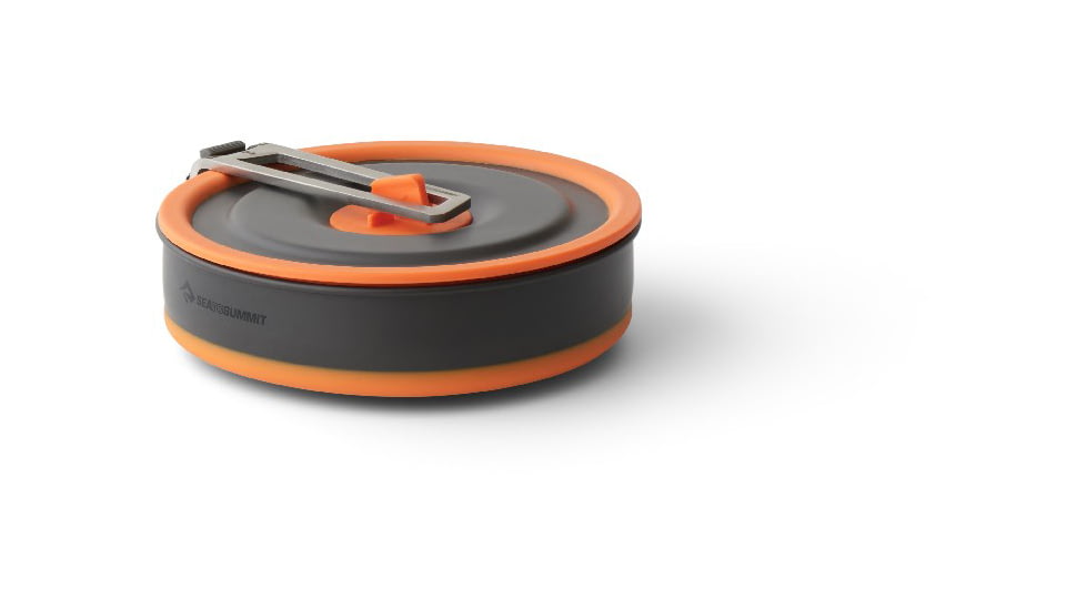 Sea to Summit Frontier UL Collapsible 1L Pot, Puffins Bill Orange, A1244