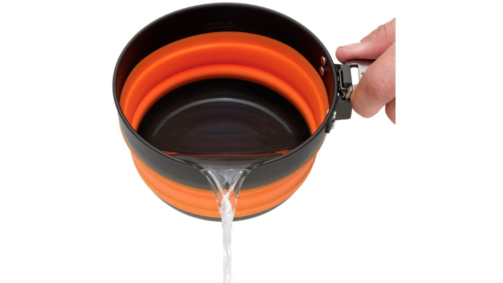 Sea to Summit Frontier UL Collapsible 1L Pot, Puffins Bill Orange, A1244