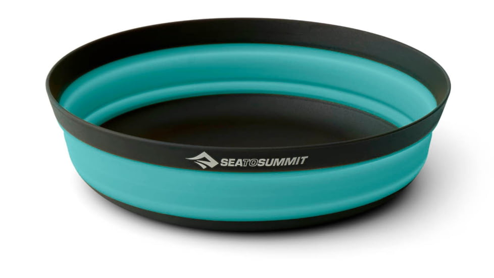 Sea to Summit Frontier UL Collapsible Bowl, Aqua Sea Blue, Large, A1338-30