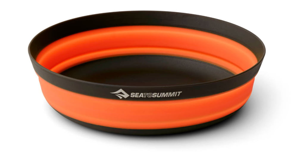 Sea to Summit Frontier UL Collapsible Bowl, Puffins Bill Orange, Large, A1338-22