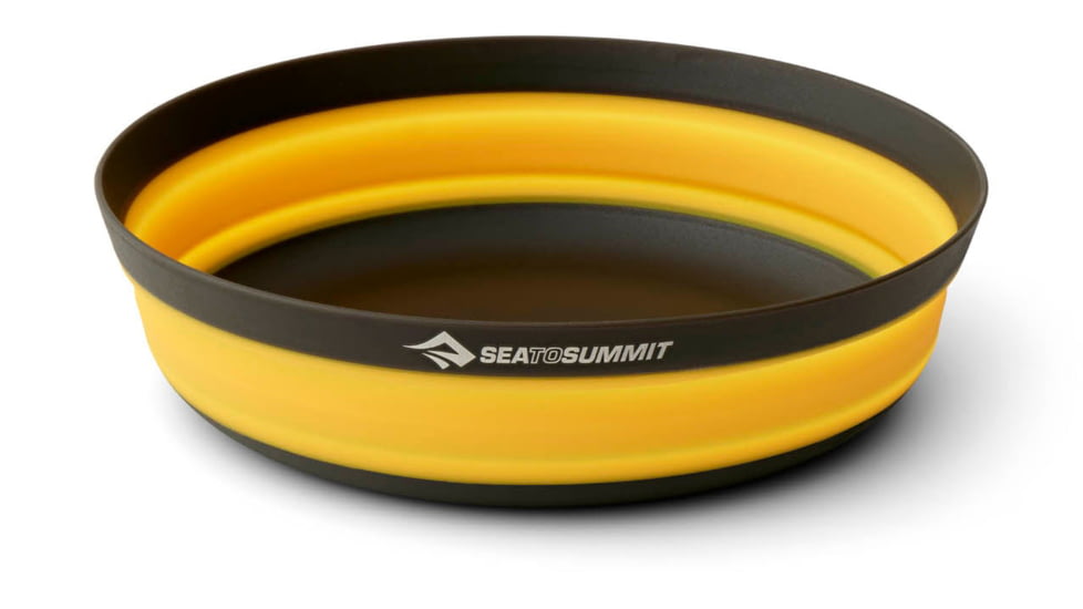 Sea to Summit Frontier UL Collapsible Bowl, Sulphur Yellow, Large, A1338-50