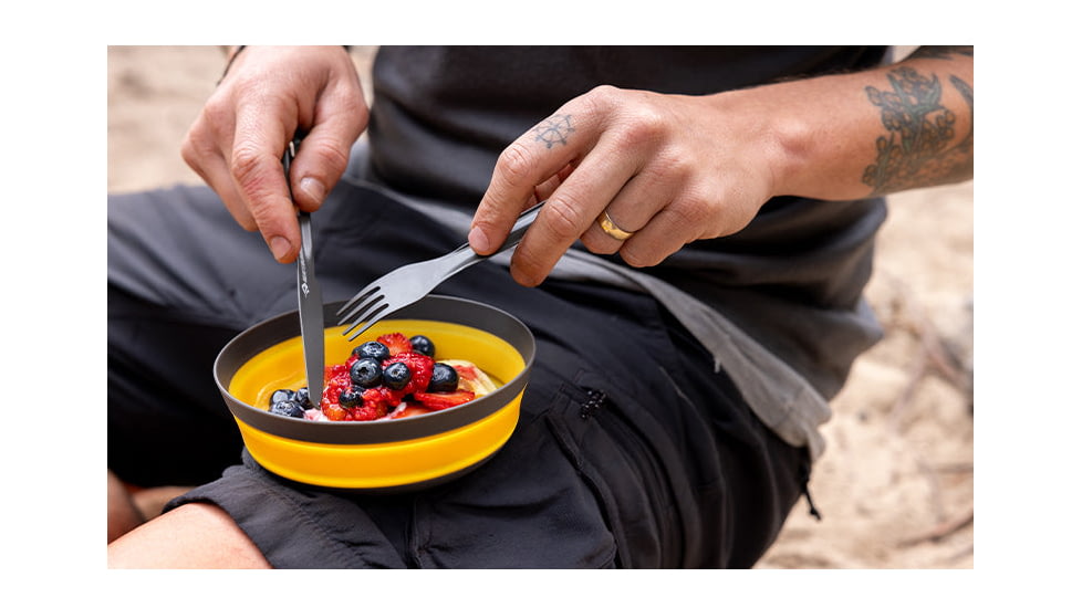 Sea to Summit Frontier UL Collapsible Bowl, Sulphur Yellow, Medium, A1337-50