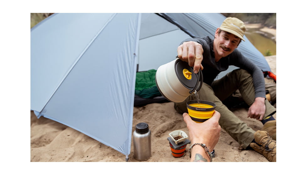 Sea to Summit Frontier UL Collapsible Cup, Cup Sulphur Yellow, A1336-50
