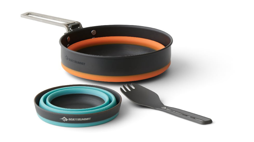Sea to Summit Frontier UL Collapsible One Pot Cook Set - 3 Piece/2 Person, Multi, A1246