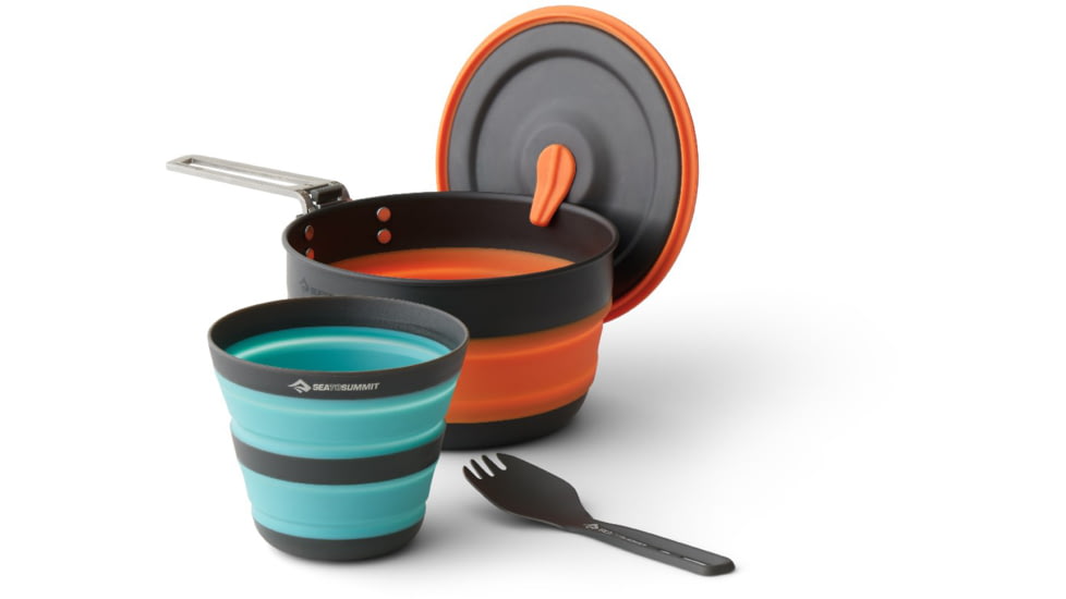 Sea to Summit Frontier UL Collapsible One Pot Cook Set - 3 Piece/2 Person, Multi, A1246