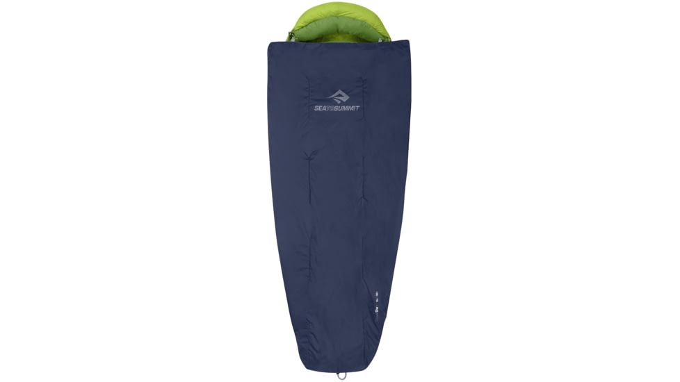 Sea to Summit Glow GWL 50F Synthetic Integrated Quilt Sleeping Bag, Blue, Regular, S4321