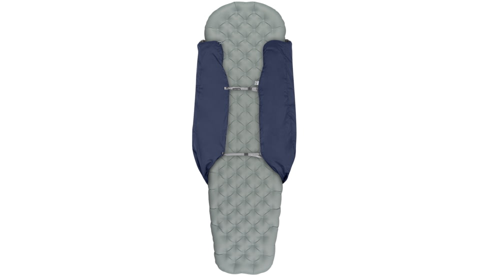 Sea to Summit Glow GWL 50F Synthetic Integrated Quilt Sleeping Bag, Blue, Regular, S4321